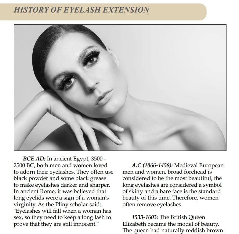 Lịch sử nối mi - Giáo trình nối mi chuyên nghiệp