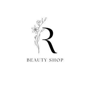 Black and White Beauty Shop Logo